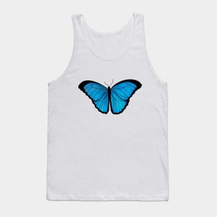 Mariposa azul aesthetic cottagecore  lepidopterología Tank Top